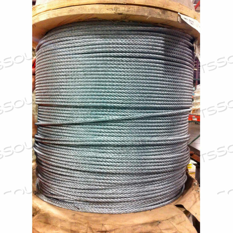 250' 3/32" DIAMETER 7X7 GALVANIZED AIRCRAFT CABLE by Southern Wire