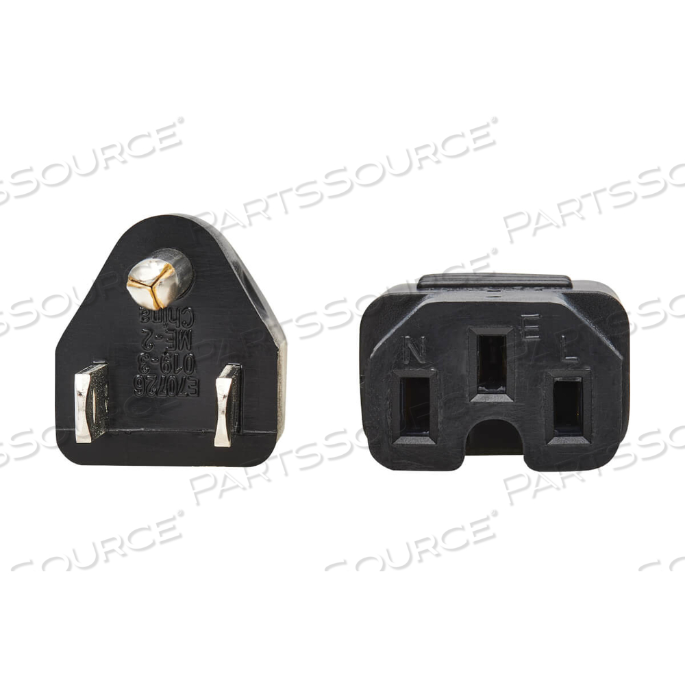 4FT 14 AWG NEMA 5-15P - C15 HEAVY DUTY POWER CORD - BLACK by Tripp Lite