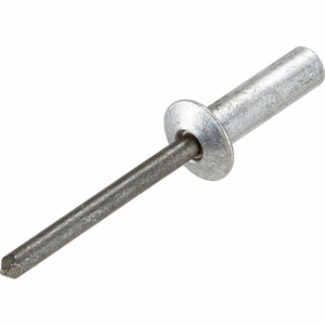 POP BLIND RIVET - 1/8 X 4-5 - BUTTON HEAD - CLOSED END - UP TO 5/16" GRIP - ALUMINUM/STEEL - 500 PK by Titan Fasteners