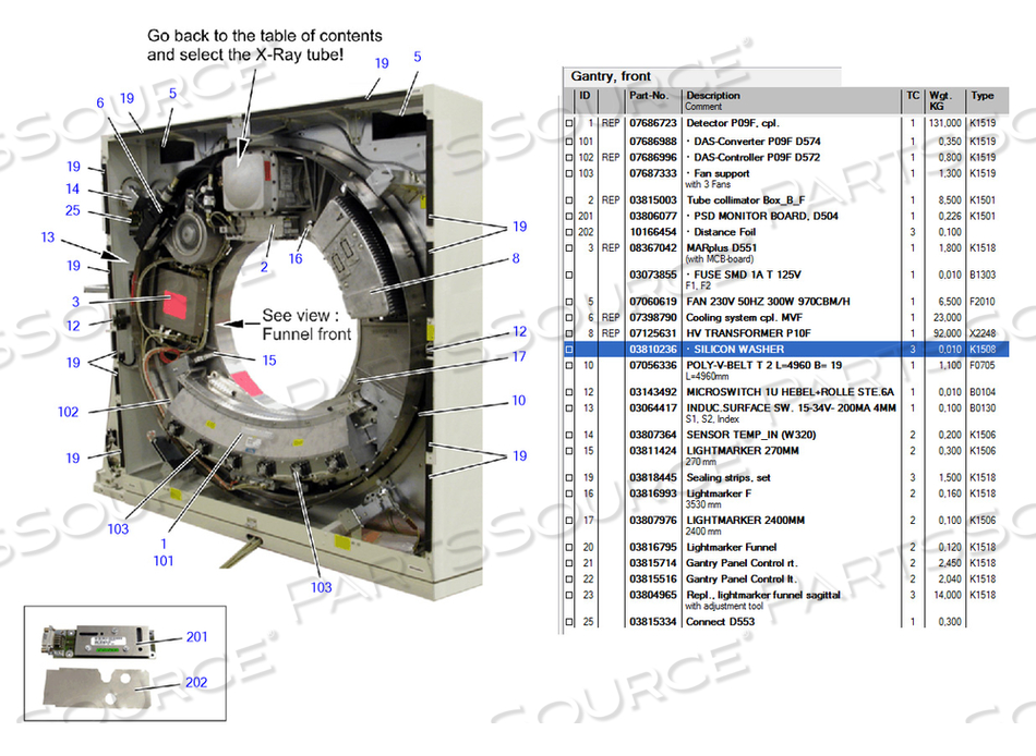 HV CABLE WAFER (SILICON WASHER) 