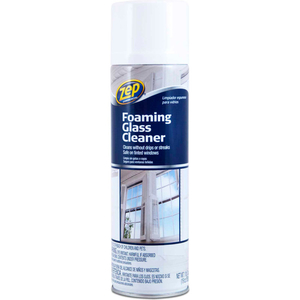 FOAMING GLASS CLEANER, 19 OZ. AEROSOL CAN, 4 CANS by Zep