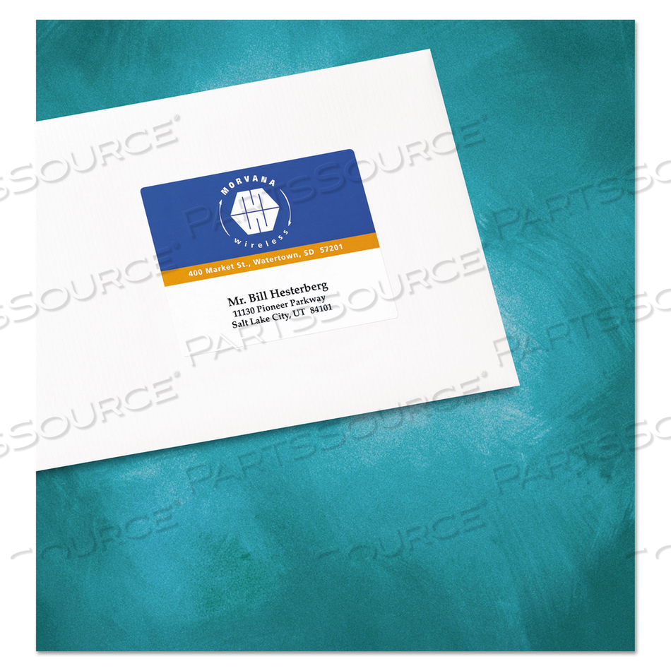 VIBRANT LASER COLOR-PRINT LABELS W/ SURE FEED, 3 X 3.75, WHITE by Avery VIBRANT LASER COLOR-PRINT LABELS W/ SURE FEED, 3 X 3.75, WHITE by Avery