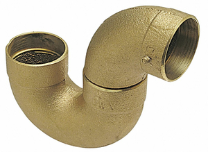 DWV P-TRAP CAST BRONZE 2 TUBE CXC by Nibco