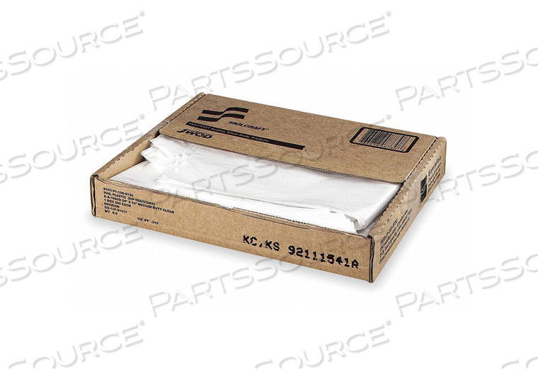 TRASH BAG 33 GAL. CLEAR PK250 by Ability One TRASH BAG 33 GAL. CLEAR PK250 by Ability One