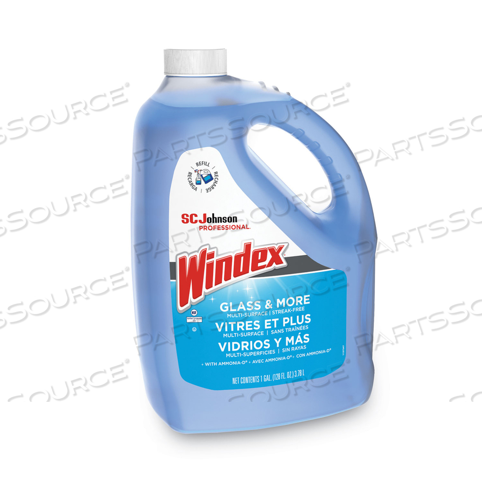 GLASS CLEANER WITH AMMONIA-D, 1 GAL BOTTLE by Windex