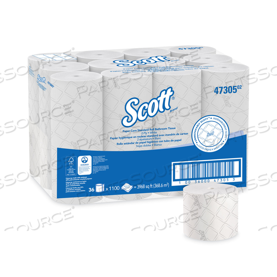 PRO SMALL CORE HIGH CAPACITY/SRB BATH TISSUE, SEPTIC SAFE, 2-PLY, WHITE by Scott PRO SMALL CORE HIGH CAPACITY/SRB BATH TISSUE, SEPTIC SAFE, 2-PLY, WHITE by Scott