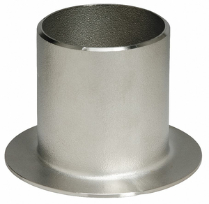 STUB END TYPE C, 316L STAINLESS STEEL, 1 1/2 IN X 1 1/2 IN FITTING PIPE SIZE, 2 IN OVERALL LG by Smith-Cooper