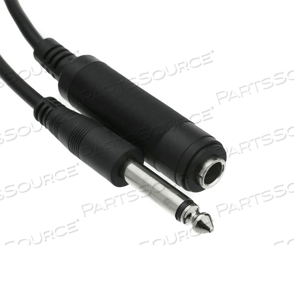 1/4 INCH MONO EXTENSION CABLE, 1/4 MALE TO 1/4 FEMALE, 6 FOOT by CableWholesale 1/4 INCH MONO EXTENSION CABLE, 1/4 MALE TO 1/4 FEMALE, 6 FOOT by CableWholesale