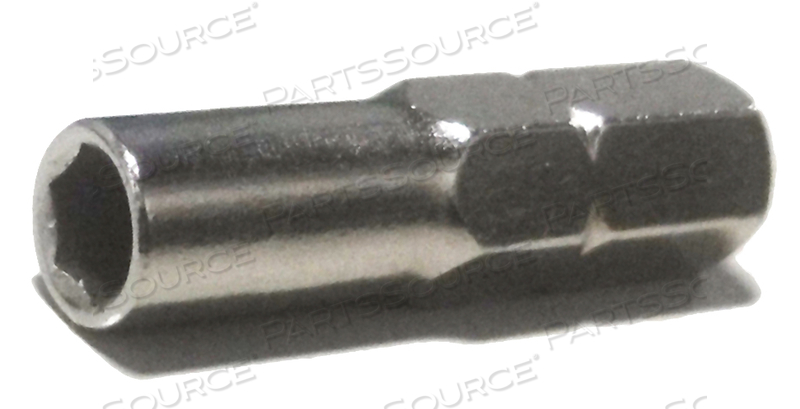 SYSTEM 4 MICROBITS ADAPTER 4MM TO 1/4" 25MM by Wiha Tools