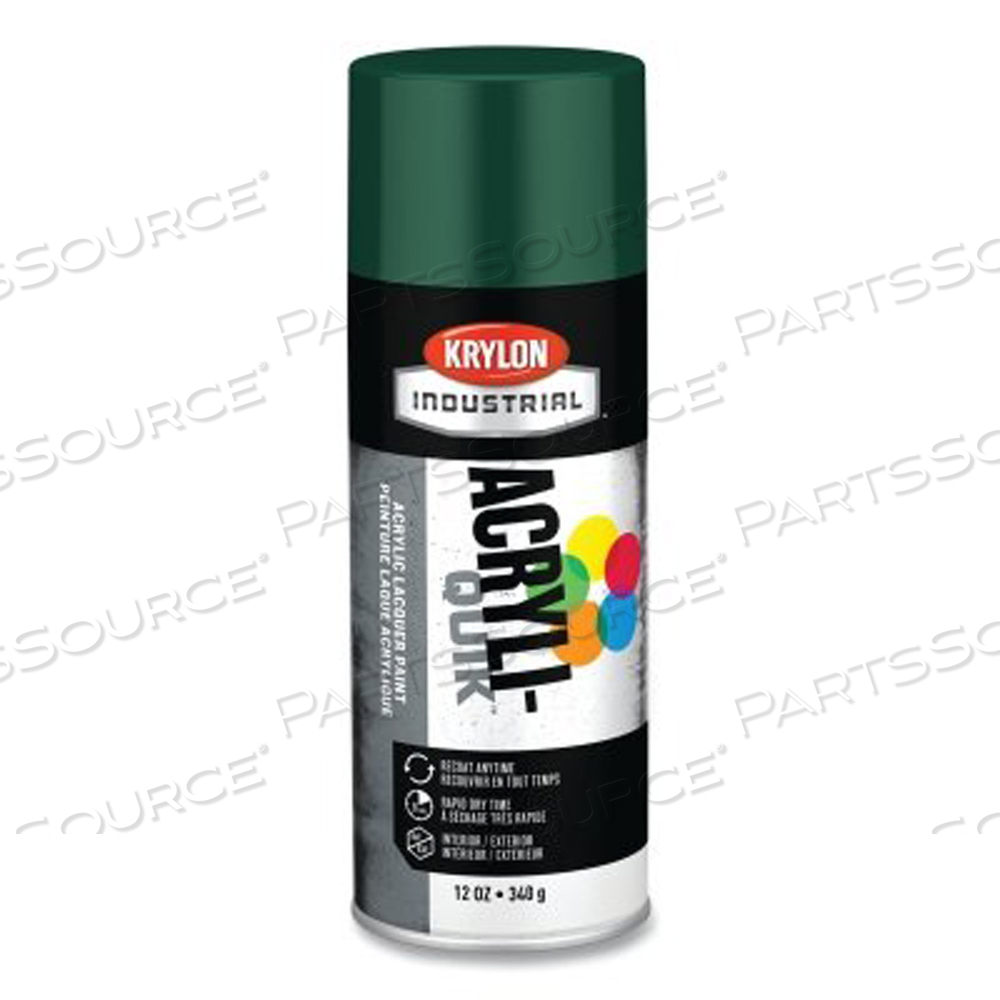 ACRYLI-QUIK ACRYLIC LACQUER PAINT, 12 OZ, HUNTER GREEN, GLOSS 