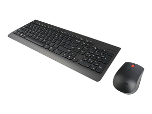 LENOVO ESSENTIAL WIRELESS COMBO - KEYBOARD AND MOUSE SET - WIRELESS - 2.4 GHZ - ENGLISH - US - FOR THINKPAD A285, E490, E590, L390, L390 YOGA, P1, X1 EXTREME, THINKSTATION P330, V130-20 by Lenovo