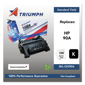 751000NSH1221 REMANUFACTURED CE390A (90A) TONER, 10,000 PAGE-YIELD, BLACK by Triumph