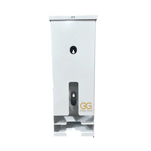 TAMPON AND SANITARY NAPKIN DISPENSER, WHITE STEEL by Golden Group International Ltd