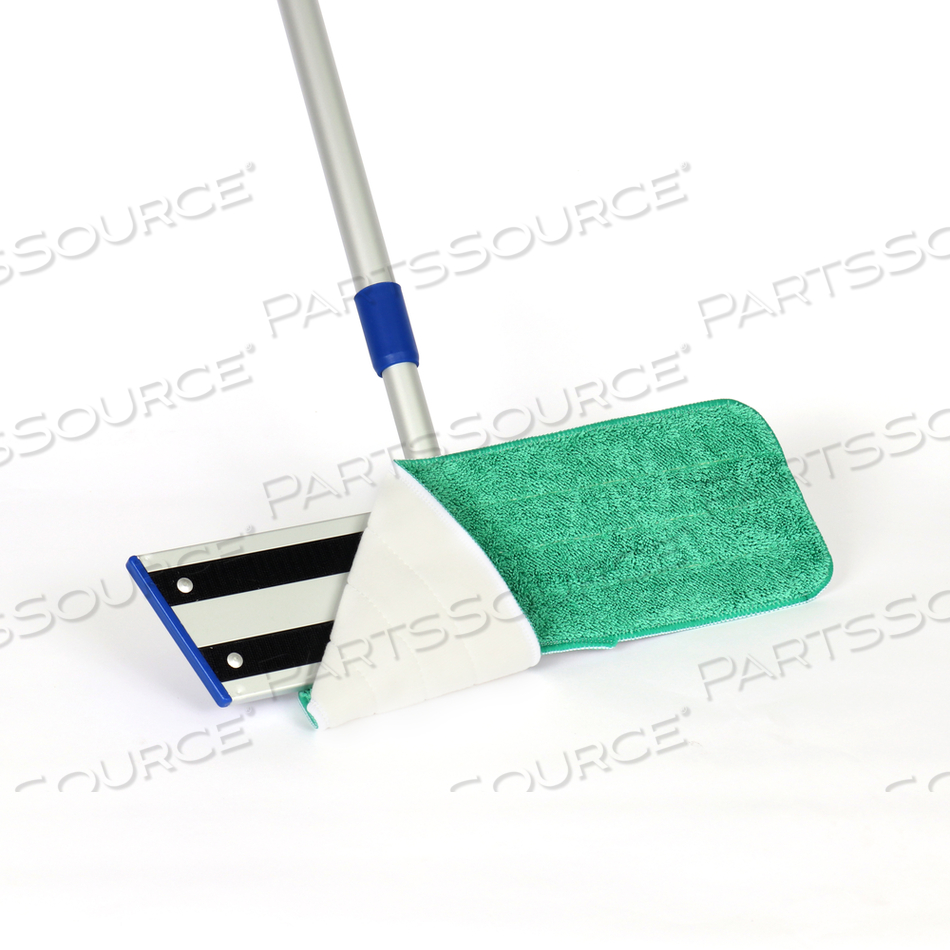 MICROFIBER FLAT WET MOP - 13", GREEN by Monarch Brands Inc.