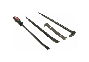 PRY BAR SET PIECES 4 STEEL 20-1/4 IN L by Mayhew