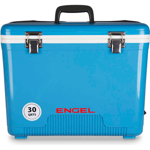 COOLER/DRY BOX 30 QT., BLUE, POLYPROPYLENE by ENGEL