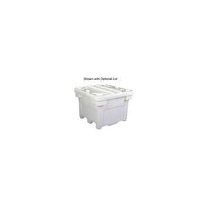 BONAR PLASTICS FDA SINGLE WALL BULK CONTAINER PC-3028-A001 -42-1/2X42-1/2X33-1/2 1200 LB CAP NATURAL by Snyder Industries