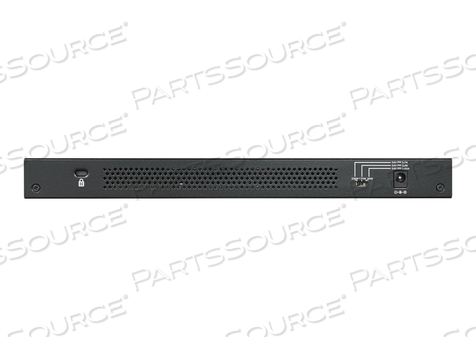 GS316PP, SWITCH, UNMANAGED, 16 X 10/100/1000 (POE+), DESKTOP, WALL-MOUNTABLE, POE+ (183 W) by Netgear