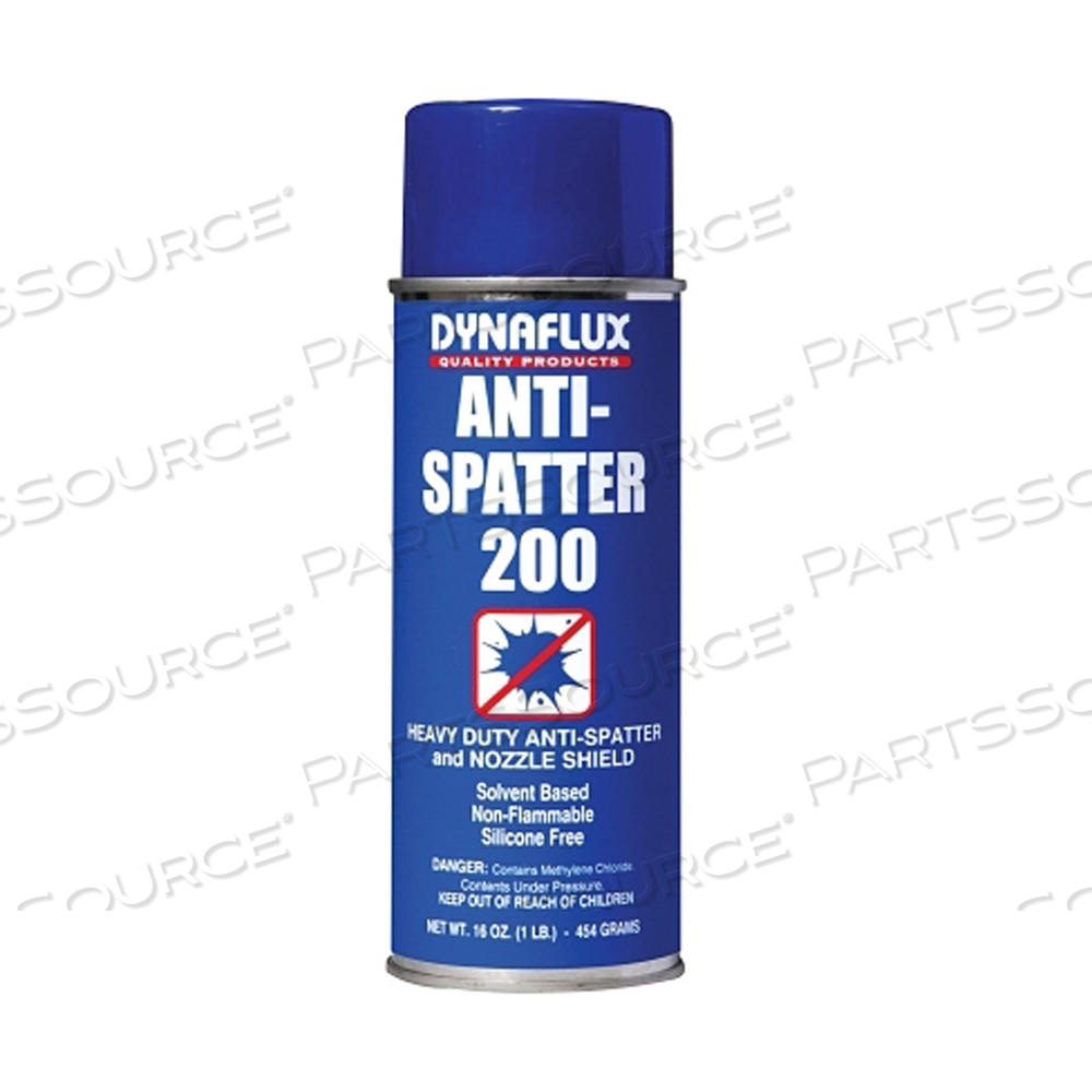 ANTI-SPATTER 200, 16 OZ AEROSOL CAN, CLEAR by Dynaflux ANTI-SPATTER 200, 16 OZ AEROSOL CAN, CLEAR by Dynaflux
