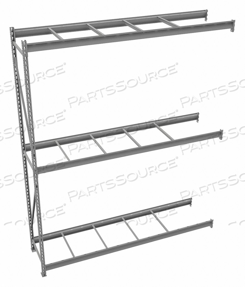 BULK RACK ADD-ON 120 H 96 W 24 D GRAY by Tennsco Corp.