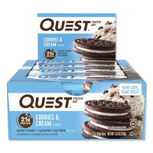 PROTEIN BARS, COOKIES AND CREAM, 2.12 OZ BAR, 12 BARS/BOX by Quest