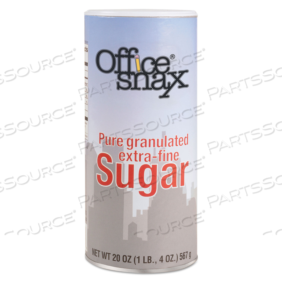 RECLOSABLE CANISTER OF SUGAR, 20 OZ by Office Snax