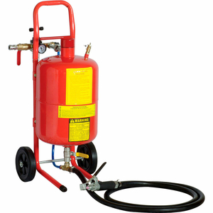 PORTABLE STEEL DEADMAN BLASTER, 5 GALLON CAPACITY by Allsource Blasters & Equipment PORTABLE STEEL DEADMAN BLASTER, 5 GALLON CAPACITY by Allsource Blasters & Equipment