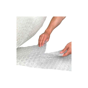 HEAVY DUTY BUBBLE ROLLS 12" X 250' X 1/2", PERFORATED, CLEAR, 4/PACK by Box Packaging Inc