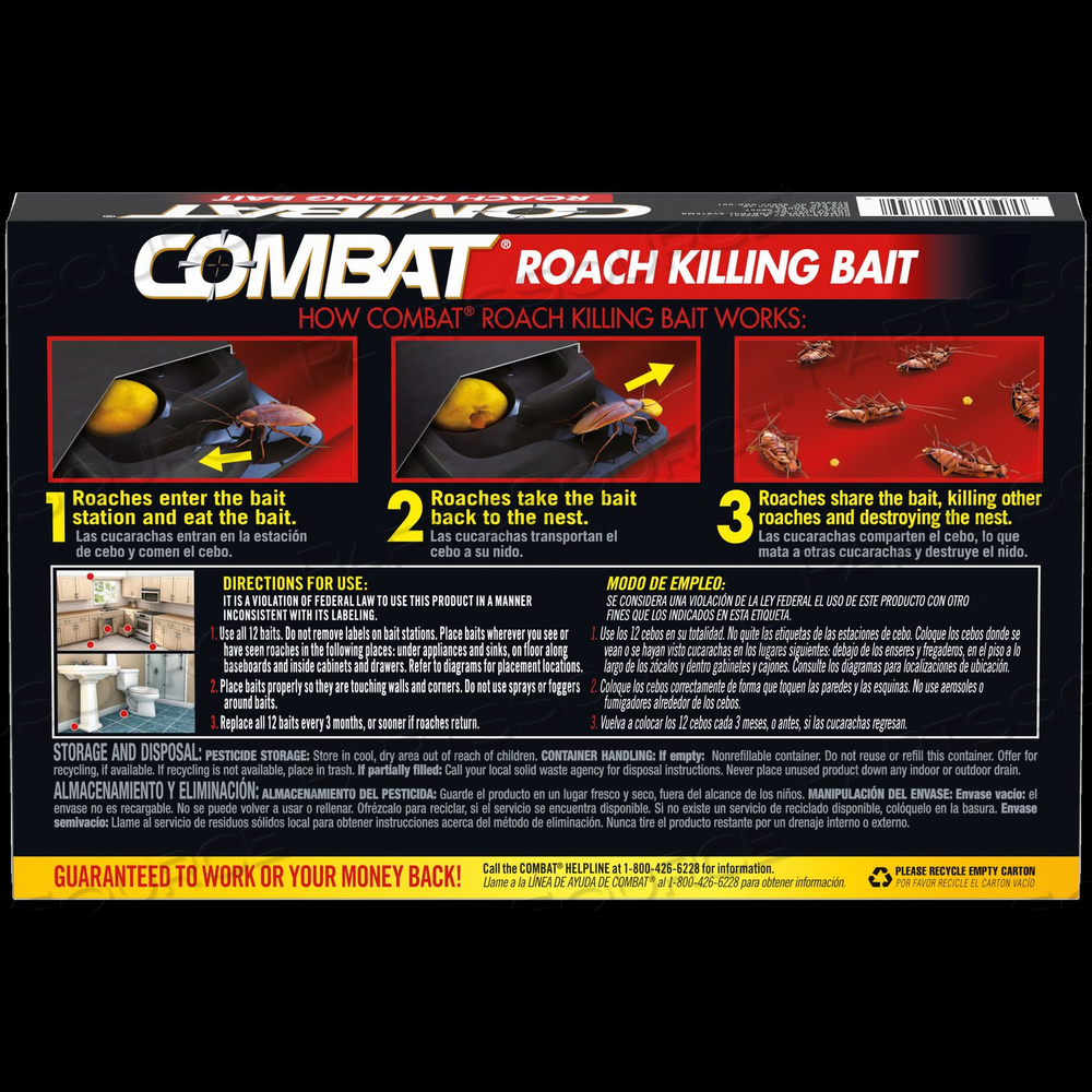 ROACH BAIT INSECTICIDE, 0.42 OZ by Combat ROACH BAIT INSECTICIDE, 0.42 OZ by Combat