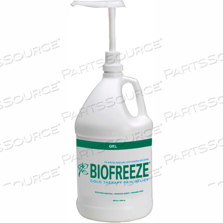 BIOFREEZE PROFESSIONAL GREEN GEL, 1 GALLON PUMP, EACH by Fabrication Enterprises