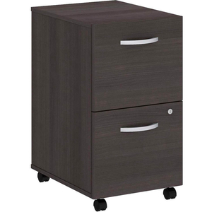 2-DRAWER MOBILE FILE CABINET - STORM GRAY - STUDIO C SERIES by Bush Industries