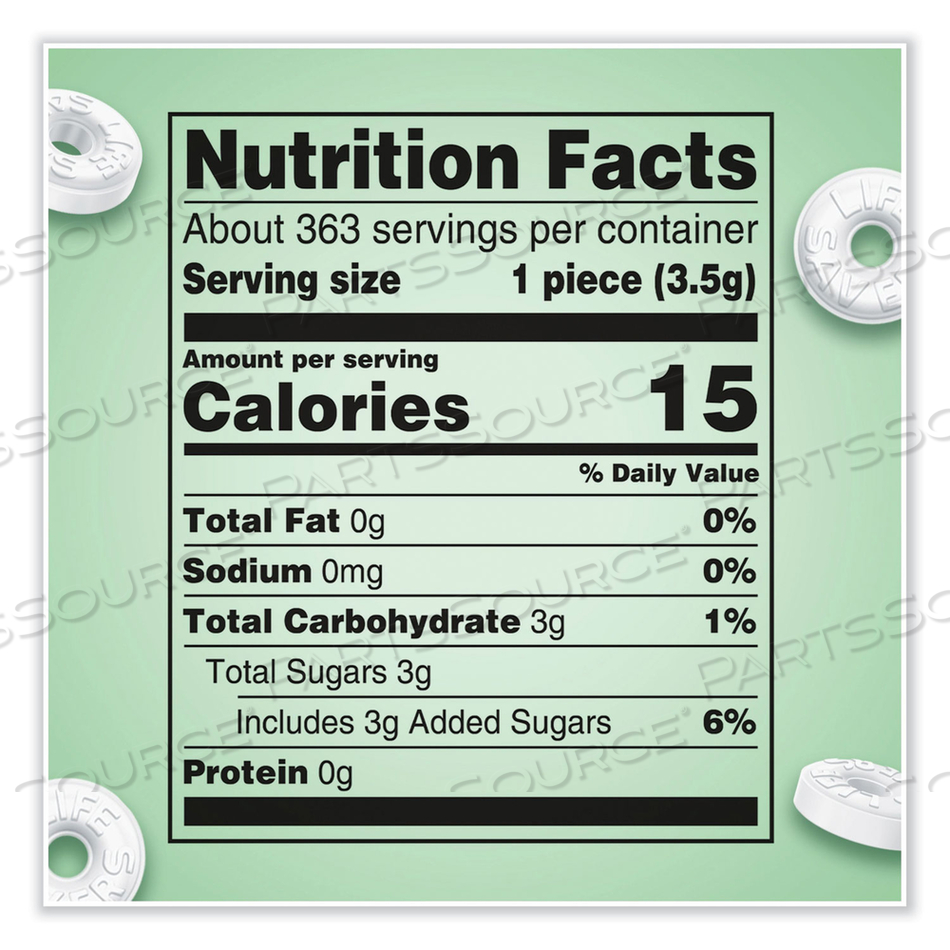HARD CANDY MINTS, WINT-O-GREEN, 44.93 OZ BAG by Lifesavers HARD CANDY MINTS, WINT-O-GREEN, 44.93 OZ BAG by Lifesavers