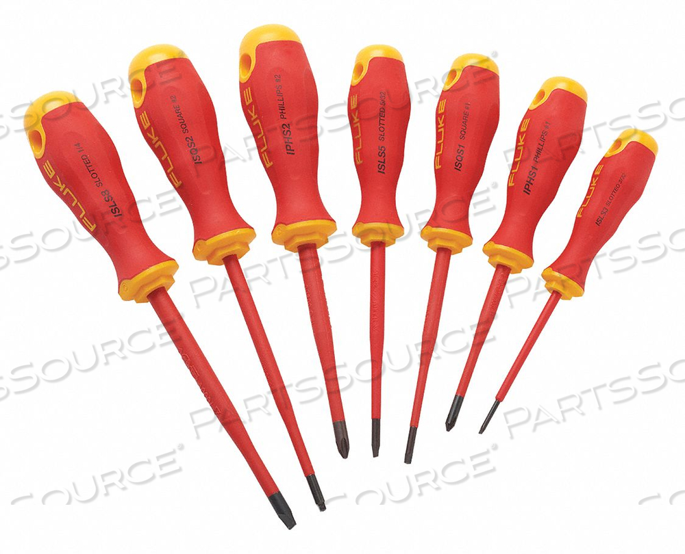 INSULATED TOOL SET 1000VAC 7 PCS. by Fluke Electronics Corp (Industrial Div.)