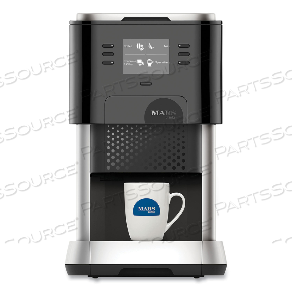 CREATION 500 SINGLE-SERVE COFFEE MAKER, BLACK/SILVER 