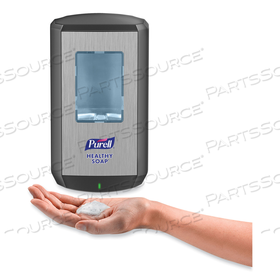 CS6 SOAP TOUCH-FREE DISPENSER, 1,200 ML, 4.88 X 8.8 X 11.38, GRAPHITE by Purell CS6 SOAP TOUCH-FREE DISPENSER, 1,200 ML, 4.88 X 8.8 X 11.38, GRAPHITE by Purell