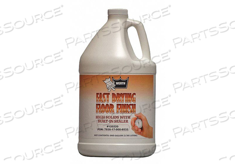 FLOOR FINISH/ SEALER 1 GAL PK4 by Werth Sanitary Supply