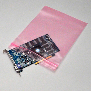 ANTI-STATIC SEAL TOP BAG 10" X 6" 4 MIL PINK 1,000 PACK by Elkay Plastics