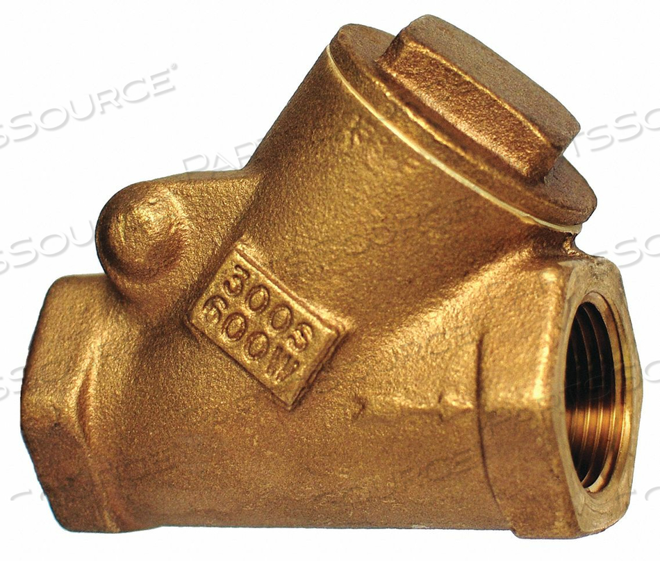 Y SWING CHECK VALVE BRONZE 2 FNPT by Milwaukee Valve Y SWING CHECK VALVE BRONZE 2 FNPT by Milwaukee Valve