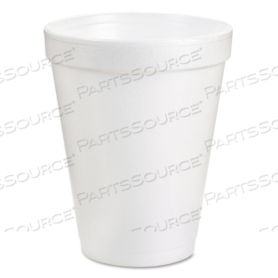 FOAM DRINK CUPS, 6 OZ, WHITE by Dart Container Corporation