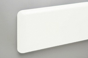 WALL PROTECTION GUARD 7-3/4INH LINEWHITE by Pawling Corp
