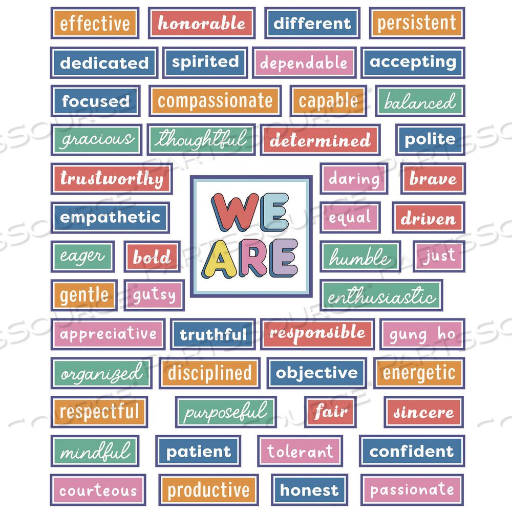 MOTIVATIONAL BULLETIN BOARD SETS, WE STICK TOGETHER MOTIVATIONAL, 52 PIECES by Carson-Dellosa Publishing MOTIVATIONAL BULLETIN BOARD SETS, WE STICK TOGETHER MOTIVATIONAL, 52 PIECES by Carson-Dellosa Publishing