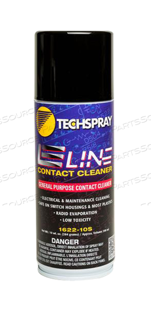 TECHSPRAY ELECTRONIC CLEANER, 10 OZ, CLEAR, LIQUID by Approved Vendor