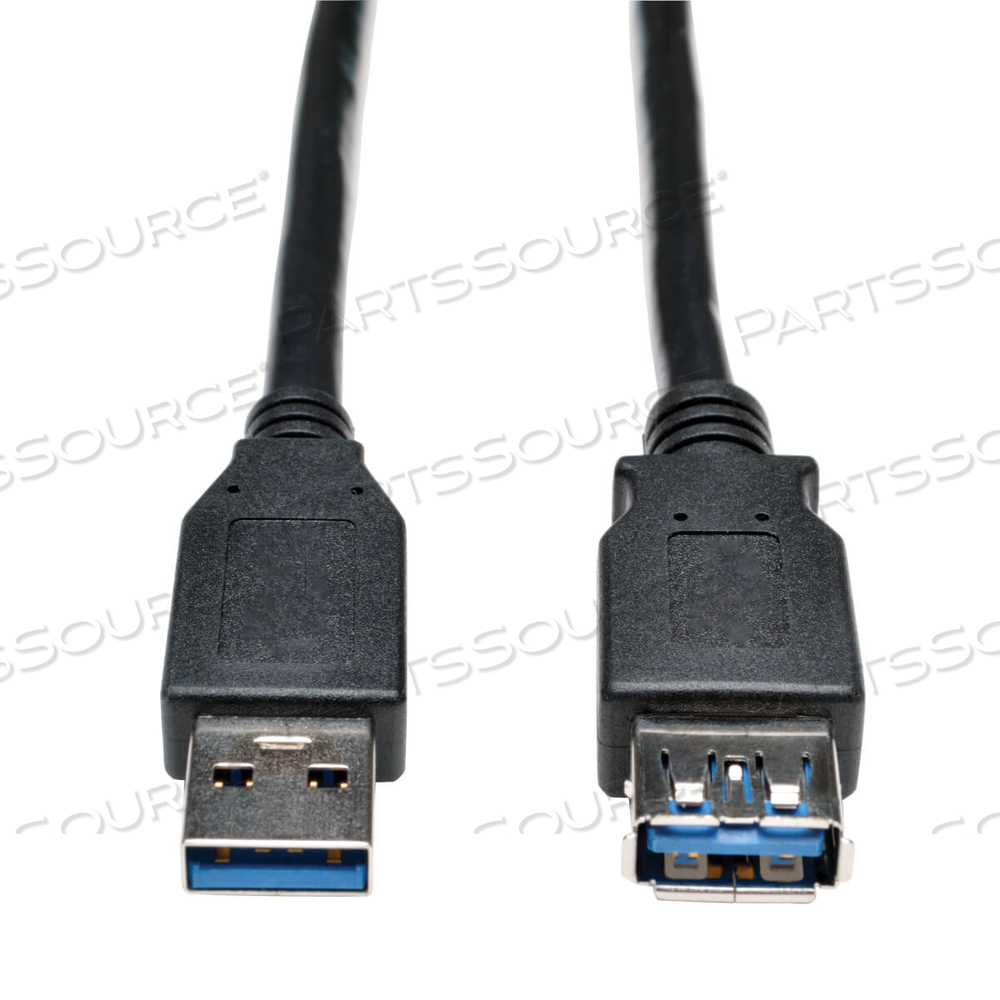 USB EXTENSION CABLE USB 3.0 USB-A SUPERSPEED M/F BLACK 3' by Tripp Lite