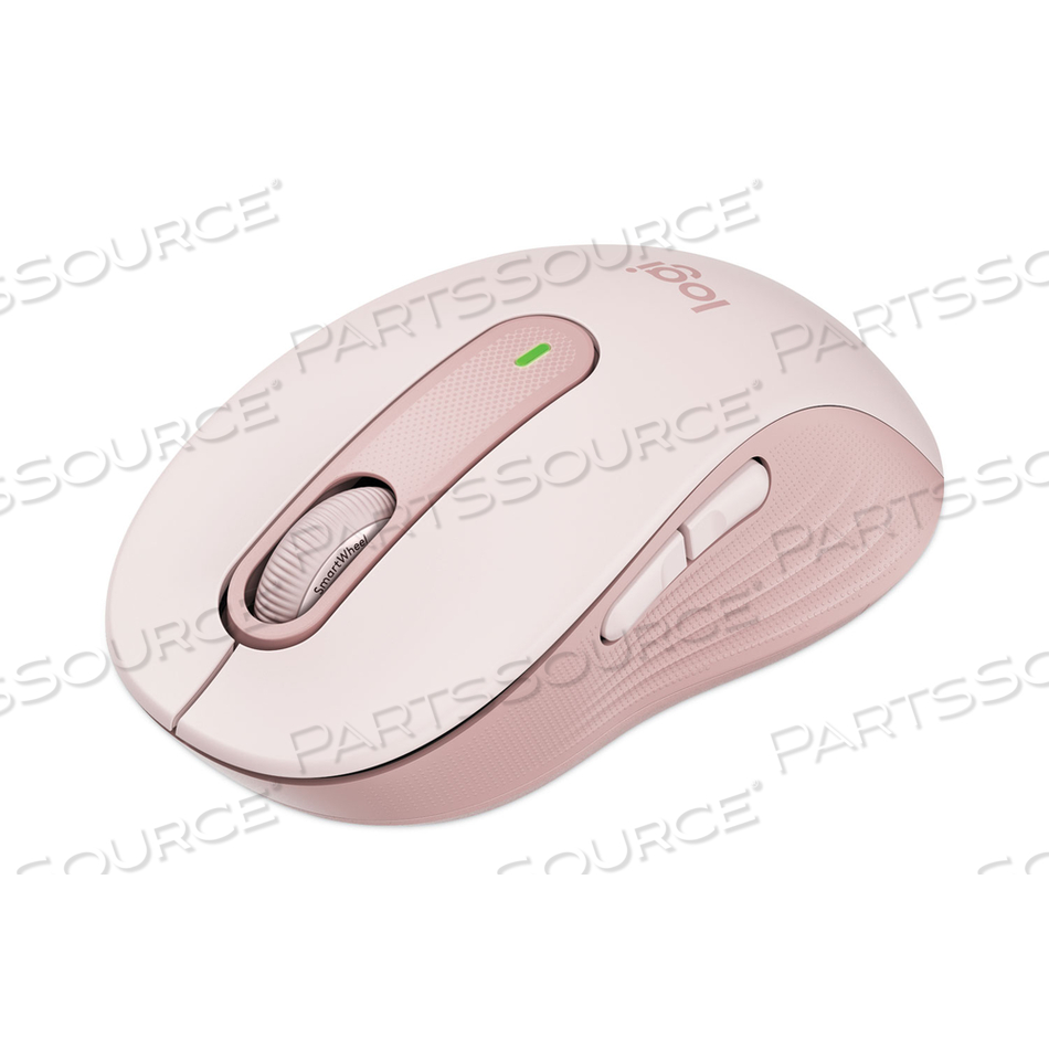 SIGNATURE M650, MOUSE, SMALL HANDS, RIGHT AND LEFT-HANDED, WIRELESS, BLUETOOTH, 2.4 GHZ, LOGI BOLT USB RECEIVER, ROSE 