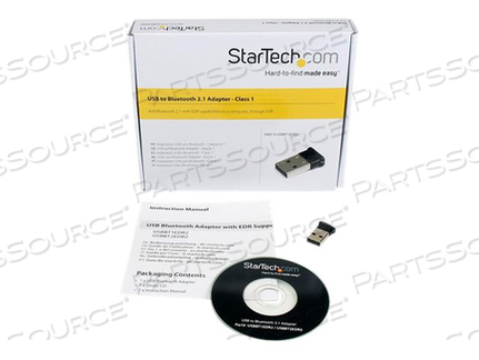 ADD BLUETOOTH 2.0 WITH EDR CAPABILITIES TO A COMPUTER, THROUGH USB - USB TO BLUE by StarTech.com Ltd. ADD BLUETOOTH 2.0 WITH EDR CAPABILITIES TO A COMPUTER, THROUGH USB - USB TO BLUE by StarTech.com Ltd.