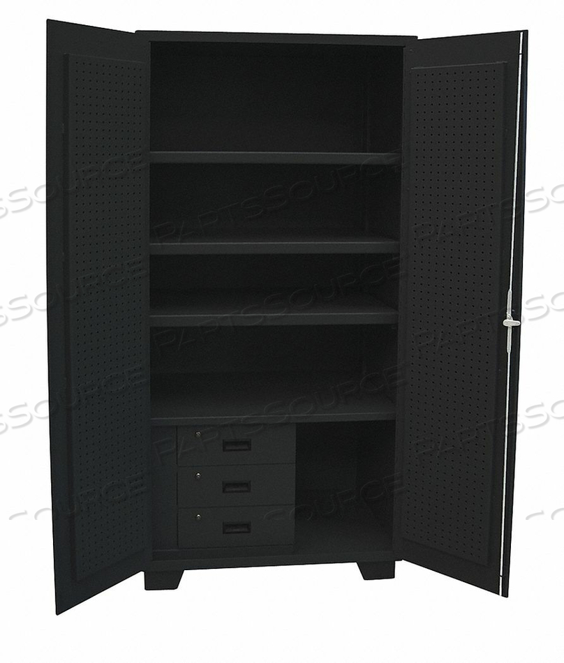 COMBO DRAWER PGBRD CAB 78 H 48 W BLACK by Jamco