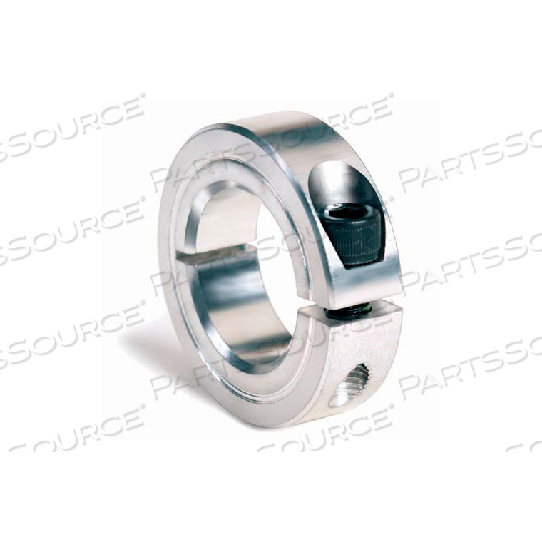 ONE-PIECE CLAMPING COLLAR, 1/8", ZINC PLATED STEEL by Climax Metal Products