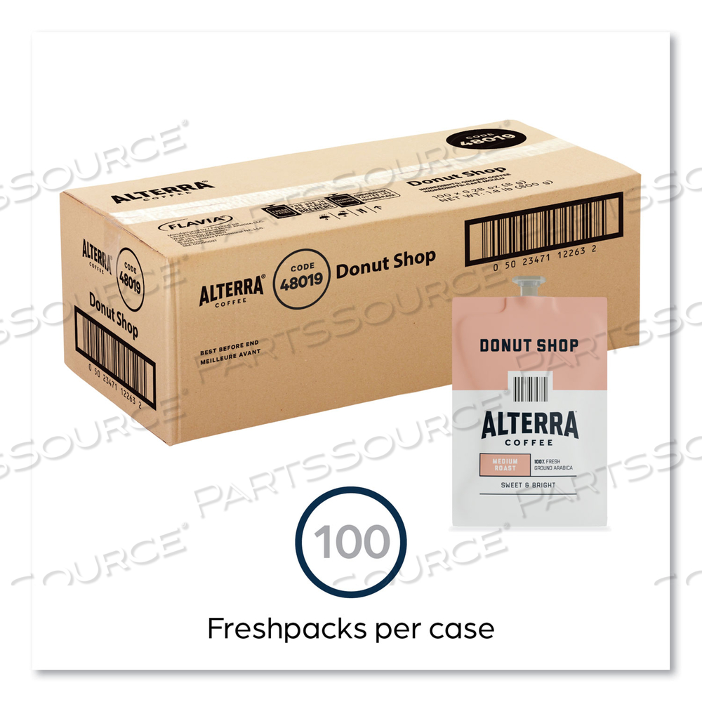 ALTERRA DONUT SHOP COFFEE FRESHPACK, DONUT SHOP, 0.28 OZ POUCH by FLAVIA