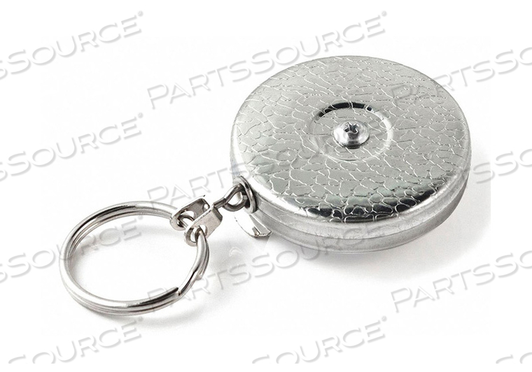 KEY-BAK #5SK RETRACTABLE STRIKER/TOOL KEY REEL WITH 24" STAINLESS STEEL CHAIN CHROME FRONT BELT CLIP by West Coast Chain Mfg