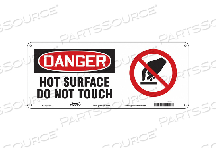 DANGER SIGN 17 W X 7 H 0.032 THICK 